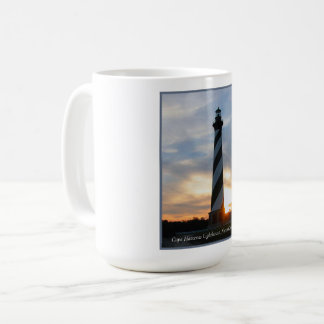 Cape Hatteras Lighthouse bij zonsondergang Koffiemok