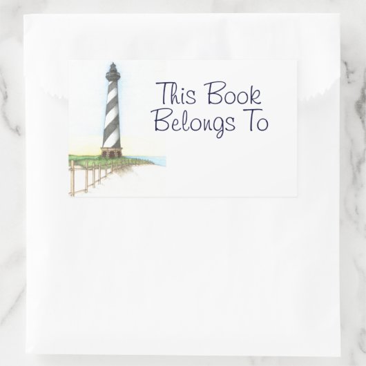 Cape Hatteras Lighthouse Book Label Stickers (Tas)