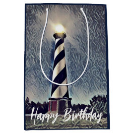 Cape Hatteras Lighthouse Buitenbanken OBX Birthday Medium Cadeauzakje