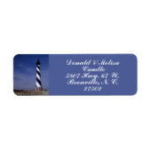 CAPE HATTERAS LIGHTHOUSE ETIKET (Voorkant)