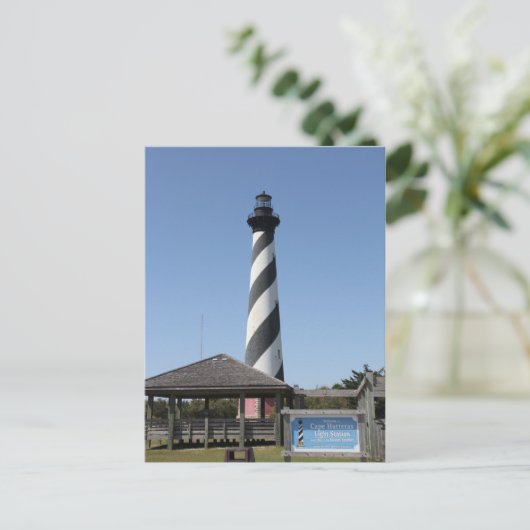 Cape Hatteras Lighthouse NC, briefkaart (Staand voorkant)