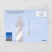 Cape Hatteras Lighthouse, North Carolina Briefkaart (Achterkant)