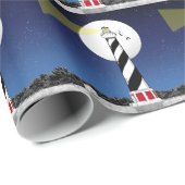 Cape Hatteras Lighthouse North Carolina Cadeaupapier (Rol Hoek)