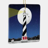 Cape Hatteras Lighthouse North Carolina Keramisch Ornament (Rechts)
