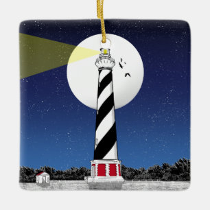 Cape Hatteras Lighthouse North Carolina Keramisch Ornament