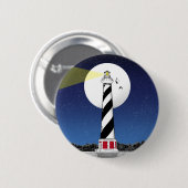 Cape Hatteras Lighthouse North Carolina Ronde Button 5,7 Cm (Voorkant /achterkant)