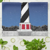 Cape Hatteras Lighthouse North Carolina Theedoek (Gevouwen)