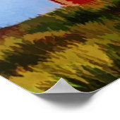 Cape Hatteras Lighthouse Poster Tekst buitenbanken (Hoek)