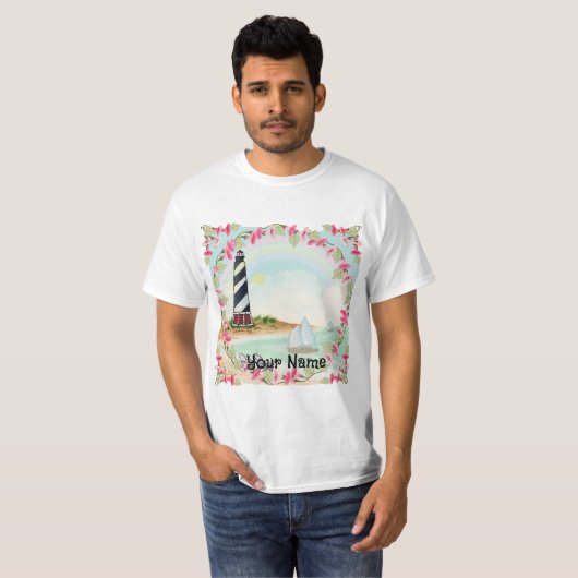 Cape Hatteras Lighthouse T-shirt (Voorkant volledig)
