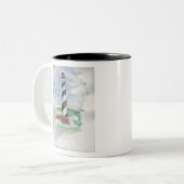 CAPE HATTERAS LIGHTHOUSE TWEEKLEURIGE KOFFIEMOK (Voorkant links)