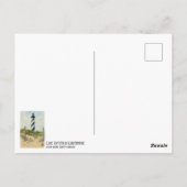 Cape Hatteras Lighthouse Watercolor Briefkaart (Achterkant)