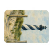 Cape Hatteras Lighthouse Watercolor Magneet (Horizontaal)