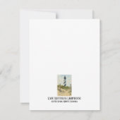 Cape Hatteras Lighthouse Watercolor Notitiekaartje (Achterkant)