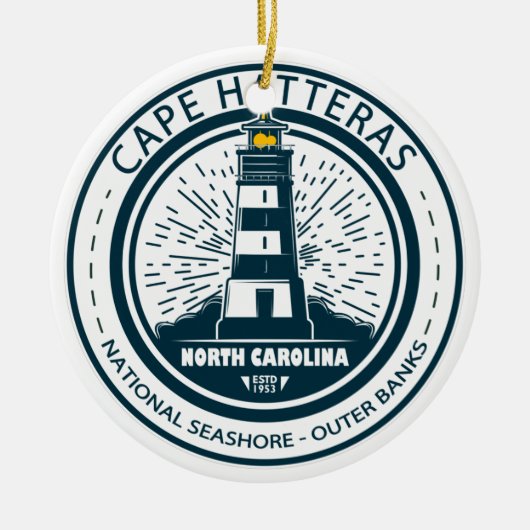 Cape Hatteras Nationale Seashore Buitenbanken Keramisch Ornament (Voorkant)