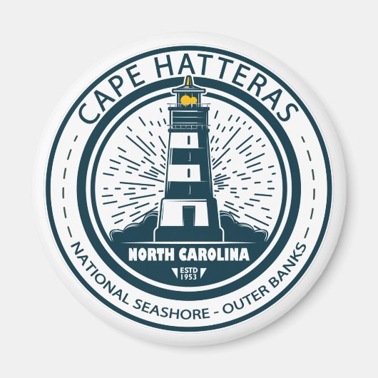 Cape Hatteras Nationale Seashore Buitenbanken Magneet (Voorkant)