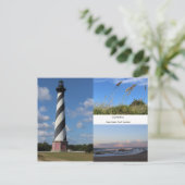 Cape Hatteras North Carolina Briefkaart (Staand voorkant)