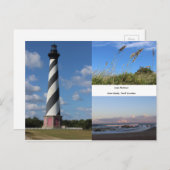 Cape Hatteras North Carolina Briefkaart (Voorkant / Achterkant)