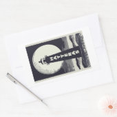 Cape Hatteras North Carolina Lighthouse Moon Rechthoekige Sticker (Envelop)