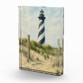 Cape Hatteras Vuurtoren Aquarel Fotoblokken (Rechts)