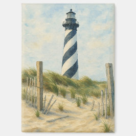Cape Hatteras Vuurtoren Aquarel Magneet