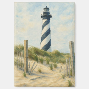 Cape Hatteras Vuurtoren Aquarel Magneet
