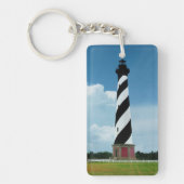 Cape Hatteras vuurtoren Buitenbanken NC Sleutelhanger (Voorkant)