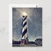 Cape Hatteras vuurtoren Buitenbanken OBX NC Briefkaart (Voorkant / Achterkant)