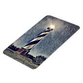 Cape Hatteras vuurtoren Buitenbanken OBX NC Magneet (Linkerzijde)