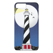 Cape Hatteras Vuurtoren ILLUSTRATIE Case-Mate iPhone Case (Achterkant)