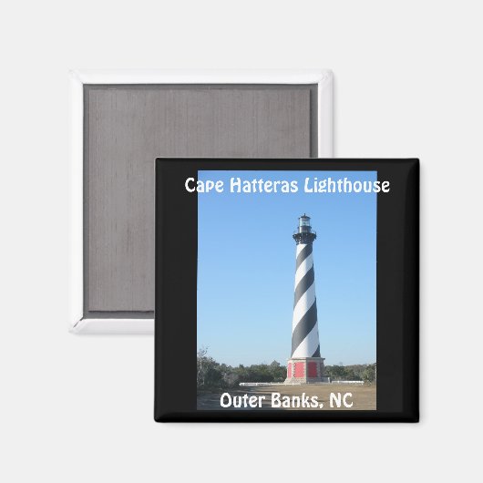 Cape Hatteras vuurtoren magneet #1 (Voorkant / Achterkant)