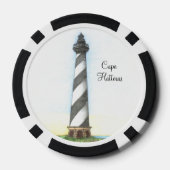 Cape Hatteras Vuurtoren Poker Chips (Achterkant)