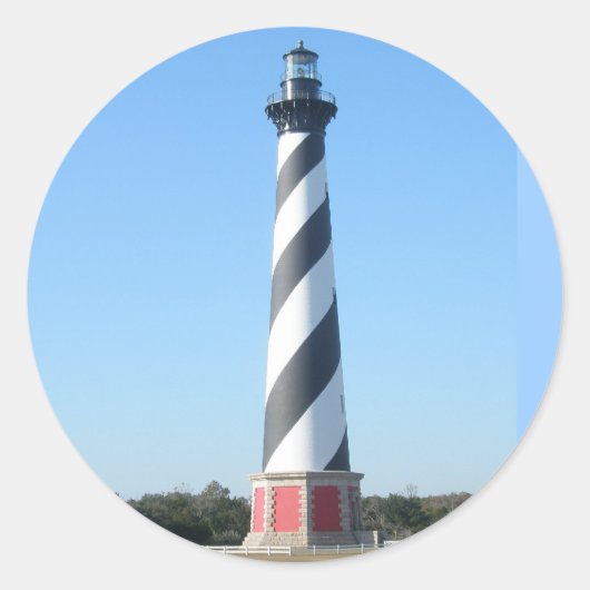 Cape Hatteras Vuurtoren Sticker (Voorkant)