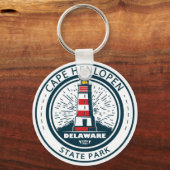 Cape Henlopen State Park Delaware Badge Sleutelhanger (Voorkant)