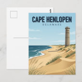 Cape Henlopen State Park Delaware Briefkaart (Voorkant / Achterkant)