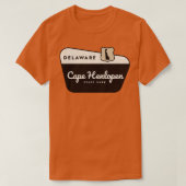 Cape Henlopen State Park Delaware Welkomstbord T-shirt (Design voorkant)