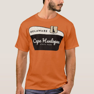Cape Henlopen State Park Delaware Welkomstbord T-shirt