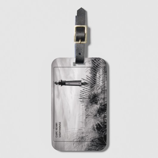 Cape Henry Lighthouse Bagagelabel (Voorkant (verticaal))