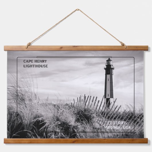 Cape Henry Lighthouse Hangend Wandkleed (Voorkant)