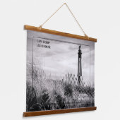 Cape Henry Lighthouse Hangend Wandkleed (Gebogen)