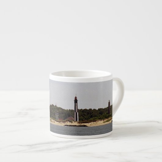Cape Henry Lighthouse history espresso mok (Voorkant rechts)