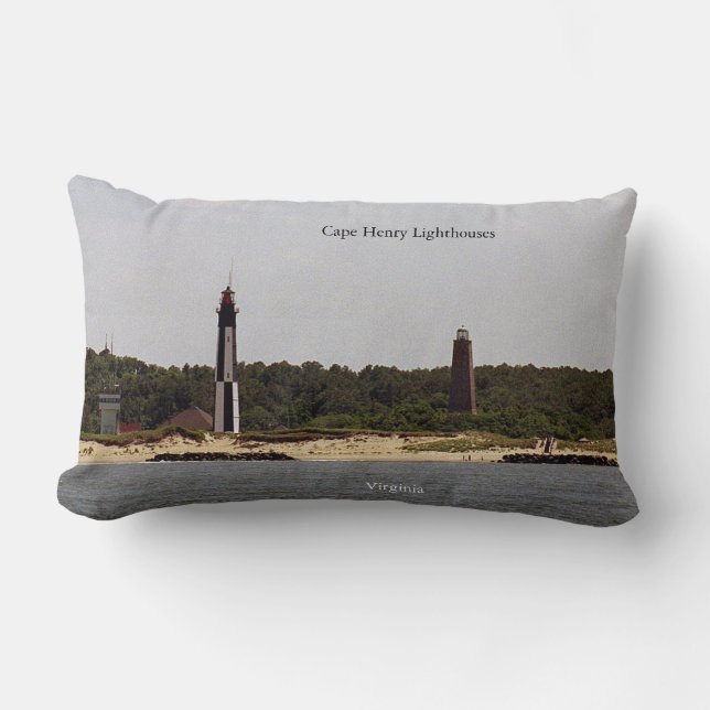 Cape Henry Lighthouse Kussen (Voorkant)