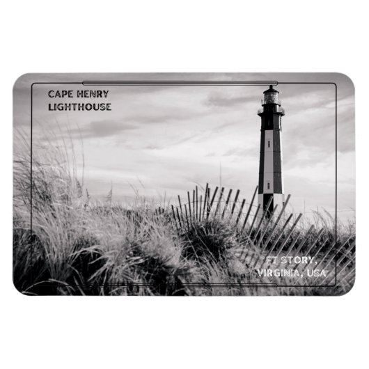 Cape Henry Lighthouse Magneet (Horizontaal)