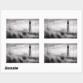 Cape Henry Lighthouse Rechthoekige Sticker (Vel)