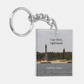 Cape Henry Lighthouse sleutelketen Sleutelhanger (Voorkant Links)