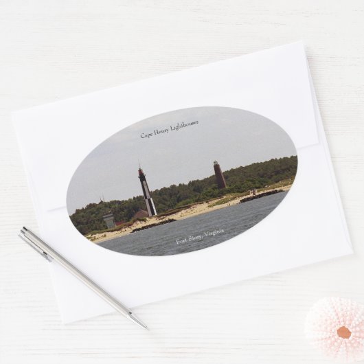 Cape Henry Lighthouse sticker (Envelop)