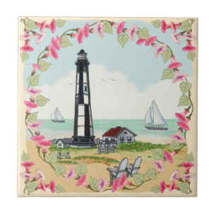 Cape Henry Lighthouse-tegel Tegeltje