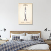 Cape Henry Lighthouse - Virginia - SBD Canvas Afdruk (Insitu (Slaapkamer))