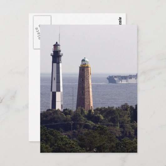 Cape Henry Lighthouses Briefkaart (Voorkant / Achterkant)