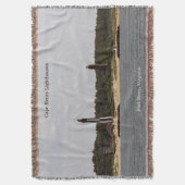 Cape Henry Lighthouses gooien deken (Voorkant Verticaal)
