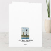 Cape Henry Lighthouses Kaart (Achterkant)